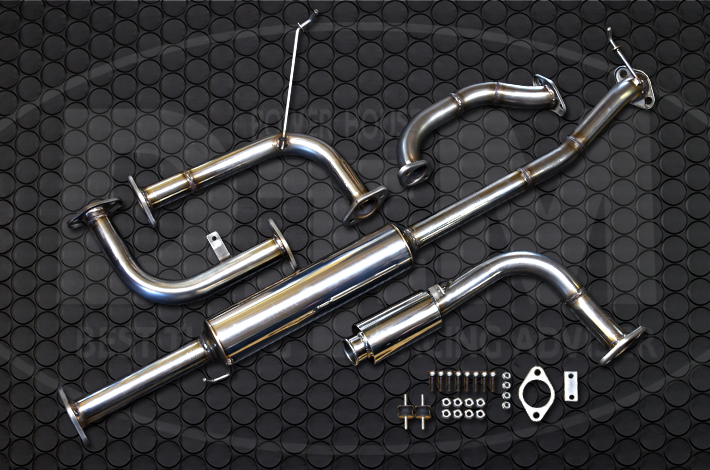 アルトワークス HA36用 ハイフロースポーツマフラー フルパッケージ - 画像 (3)